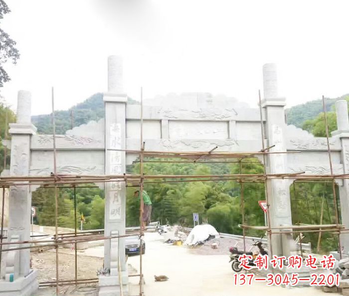 淄博专业牌坊雕塑定制