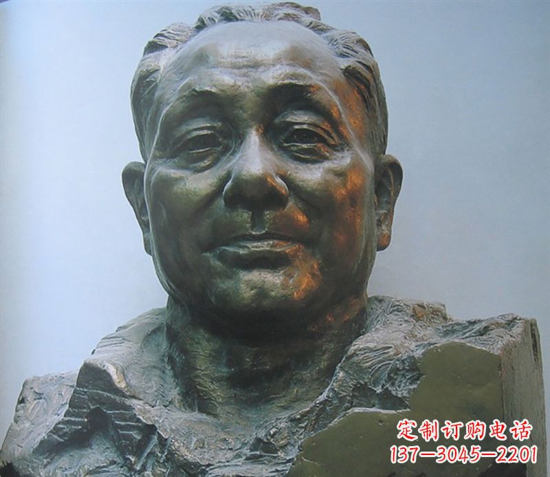 淄博邓小平铜伟人校园名人铜雕