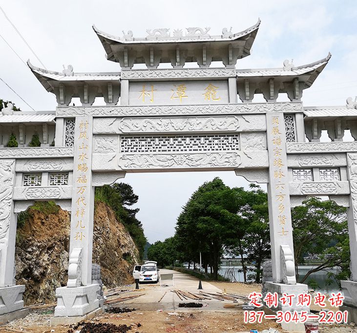 淄博东夏侯石牌坊雕塑专业的定制雕塑制作商