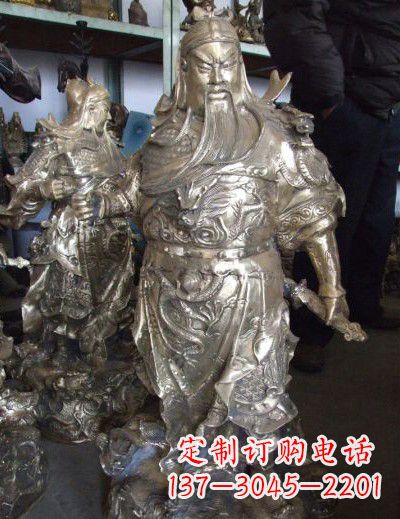 淄博锻铜关公铜雕