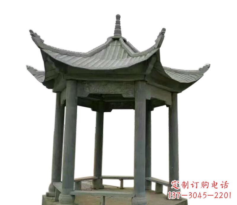 淄博仿古石雕凉亭