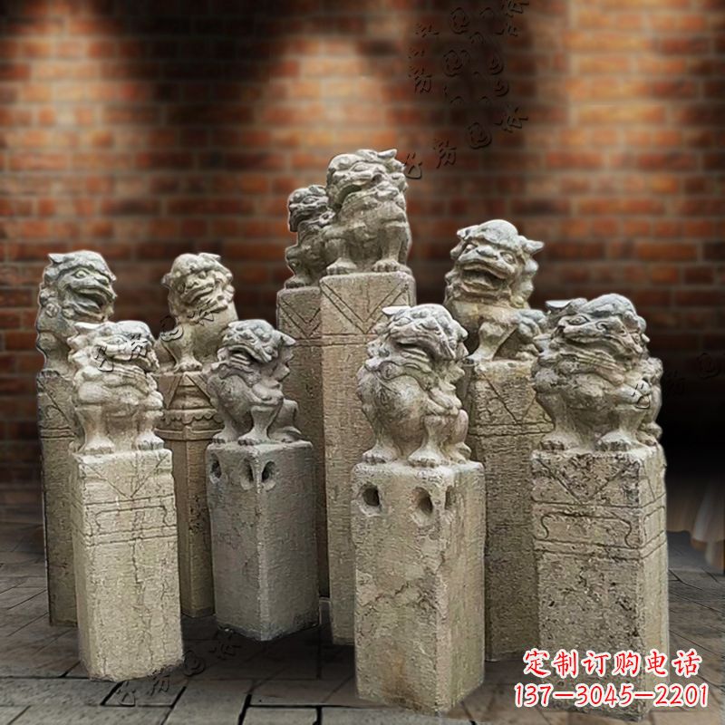 淄博仿古栓马雕塑
