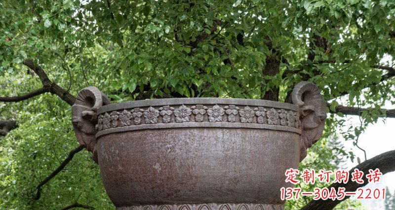 淄博中领雕塑仿古水缸铜雕