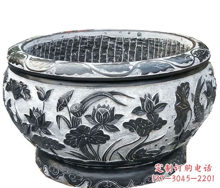 淄博传承古典,精致仿古庭院花盆雕塑
