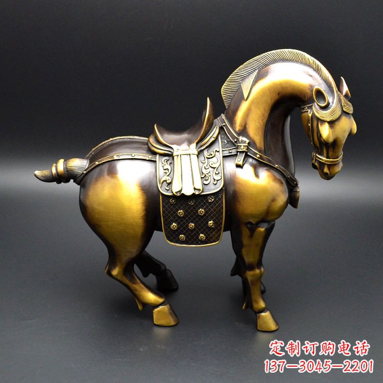 淄博精美仿古铜马雕塑