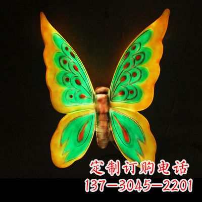 淄博闪耀蝴蝶,精致灯光雕塑