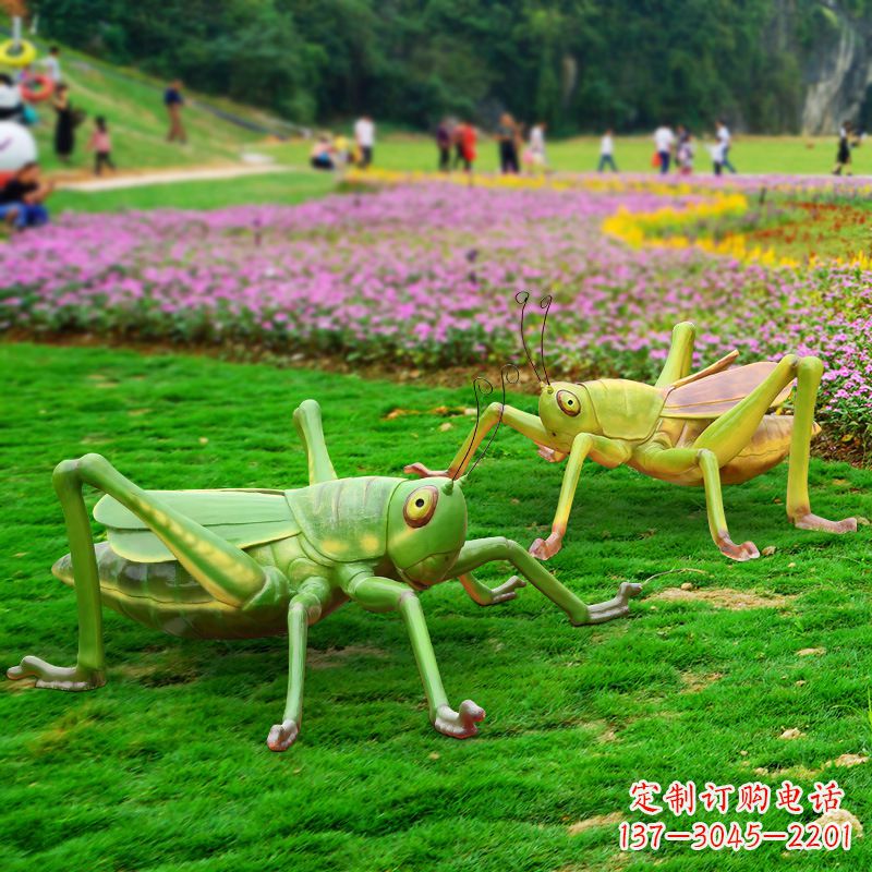 淄博精美蝗虫雕塑摆件