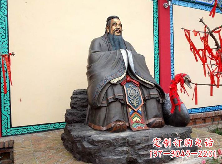 淄博浮雕孔子行教