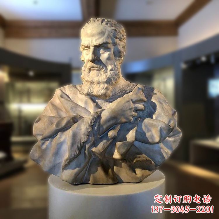 淄博伽利略头像雕塑--精致定制