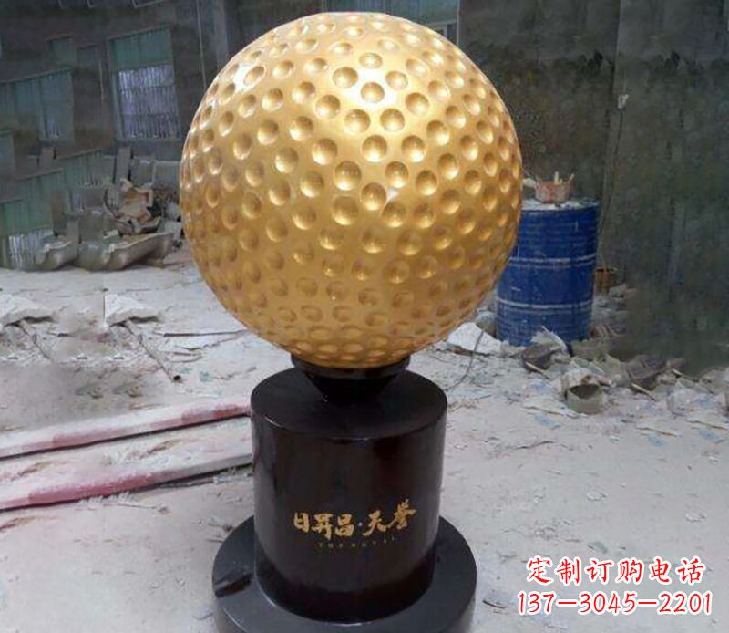 淄博高尔夫球铜雕