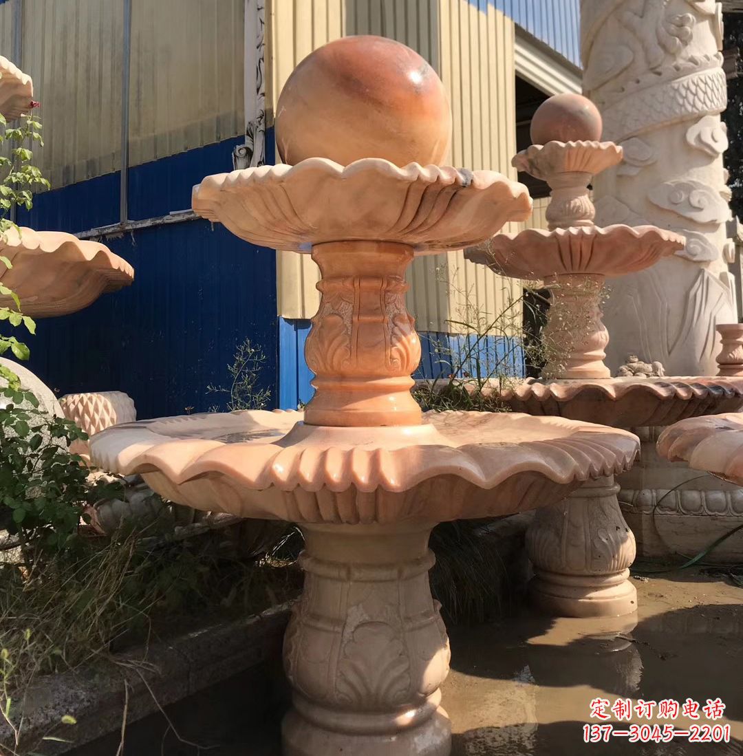 淄博各类石雕风水球