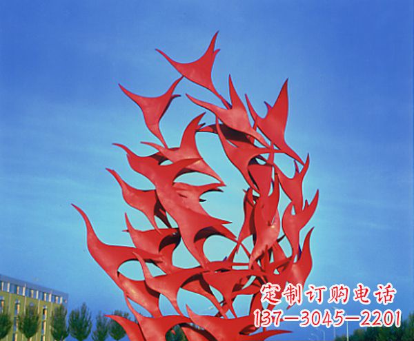 淄博立体不锈钢大雁雕塑