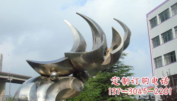 淄博中领雕塑出品不锈钢海鸥雕塑