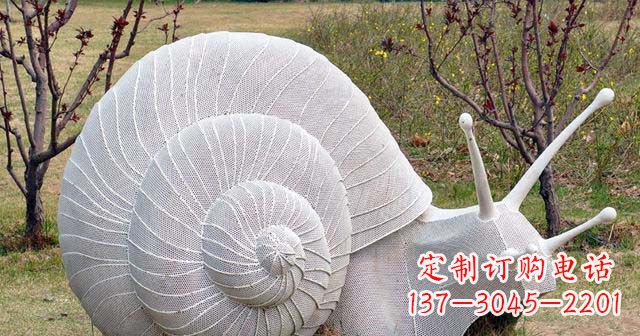 淄博抽象不锈钢蜗牛雕塑