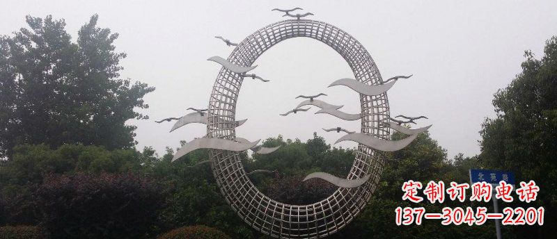 淄博抒情海鸥雕塑
