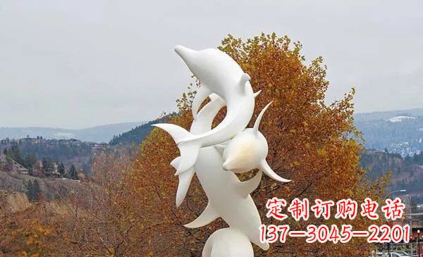 淄博山东中领雕塑海豚雕塑让自然之美悠然而生