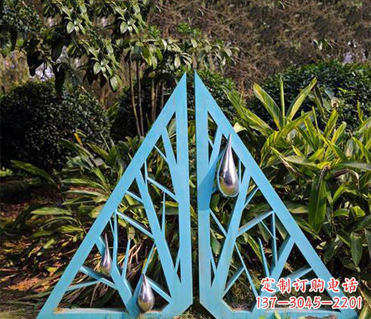 淄博 风格树枝不锈钢景观雕塑