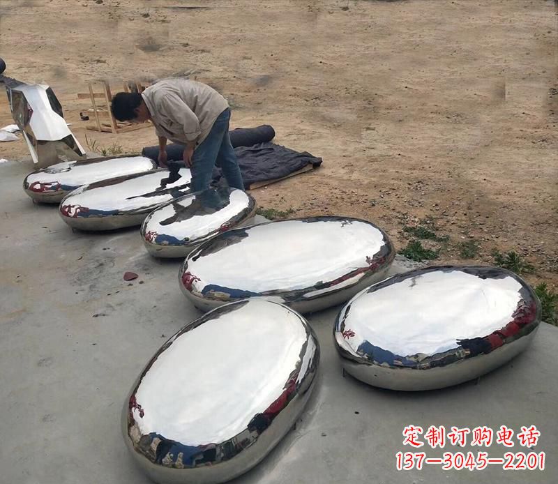 淄博中领雕塑水滴形艺术雕塑