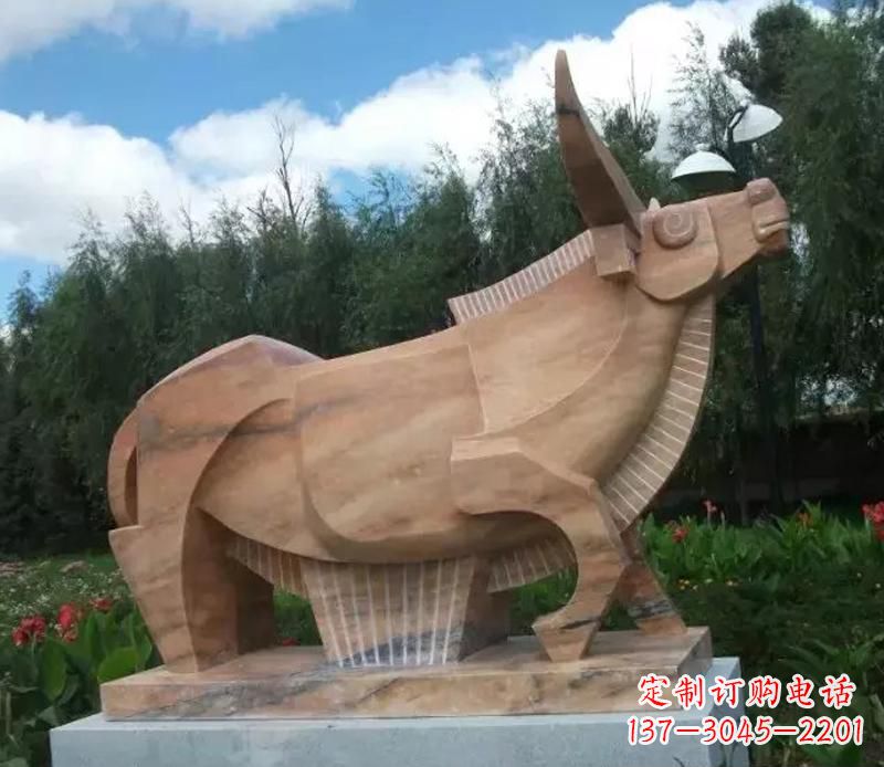 淄博具有艺术气息的动物石雕