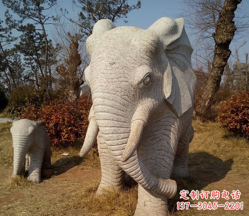 淄博精美大象雕塑