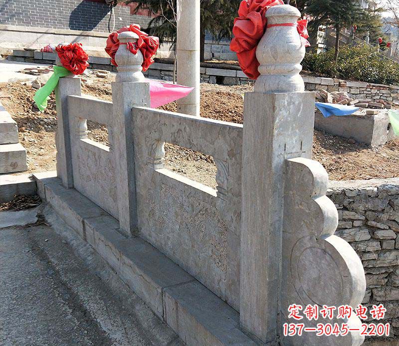 淄博公园定制石栏板雕塑