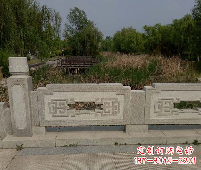 淄博优雅大气的公园栏板雕塑
