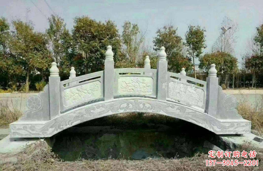 淄博 传承古朴,抒发艺术,精致石桥雕塑