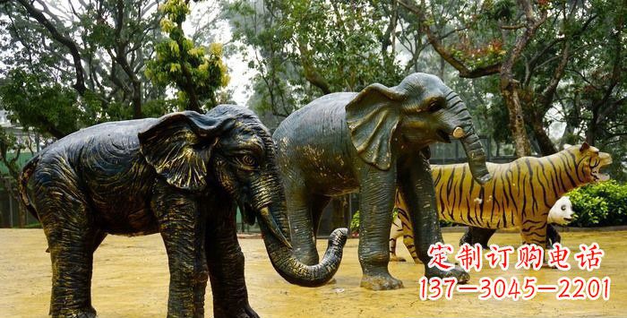淄博大象雕塑铜雕