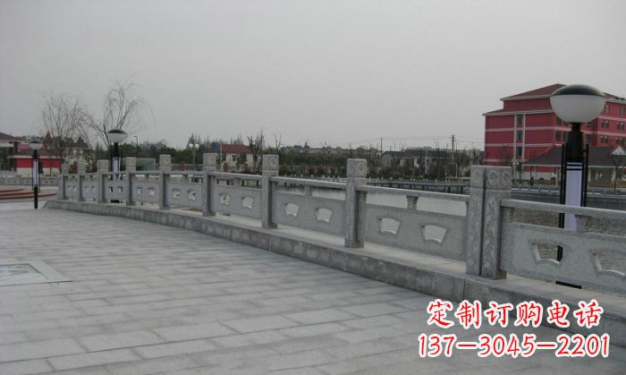 淄博公园仿古石栏板 (2)