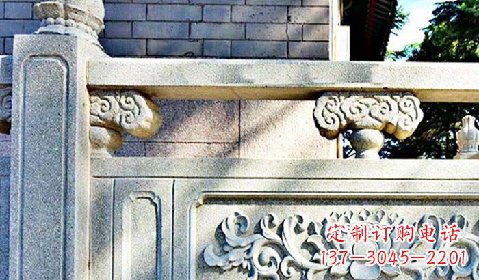 淄博公园仿古石栏板_2