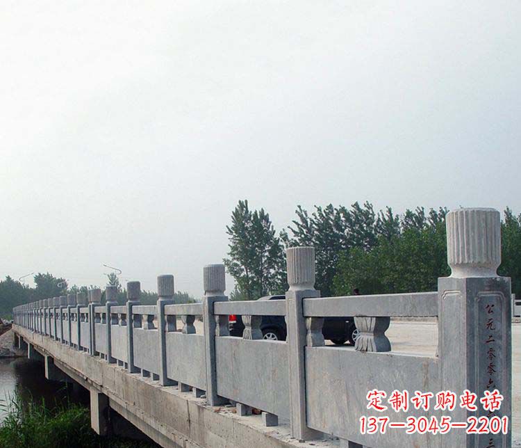 淄博公园仿古石栏板景观石雕 (2)