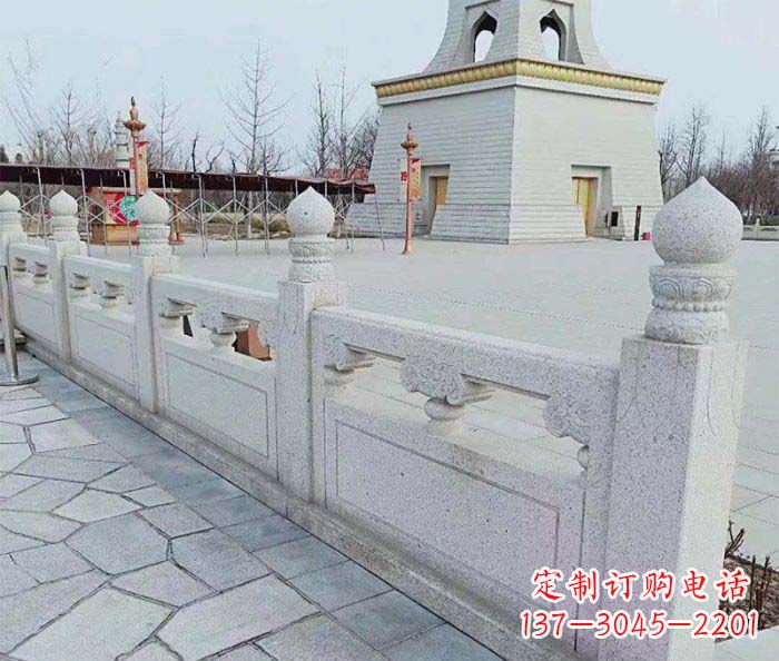 淄博精美大理石栏板石雕