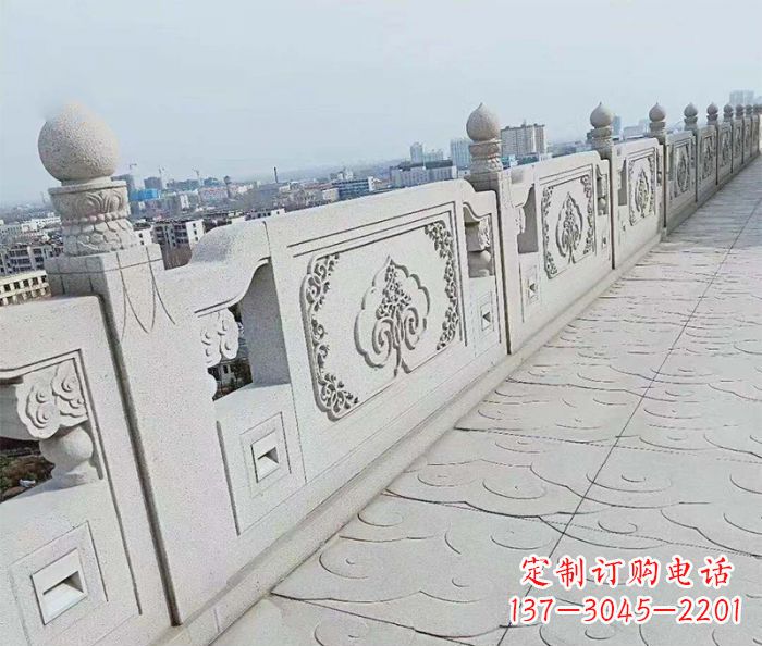 淄博精美大理石栏板雕塑