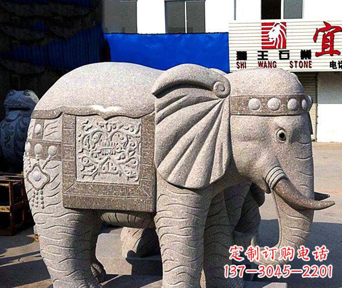 淄博高品质缅甸大象雕塑