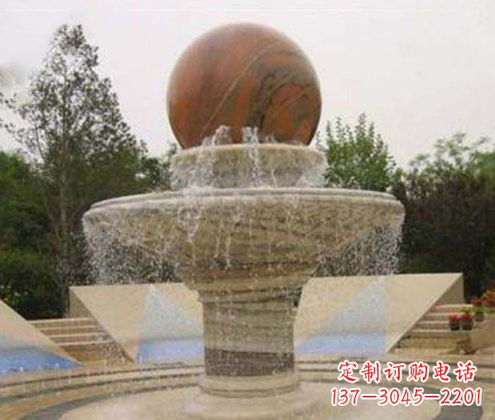 淄博精致禅意风水球雕塑