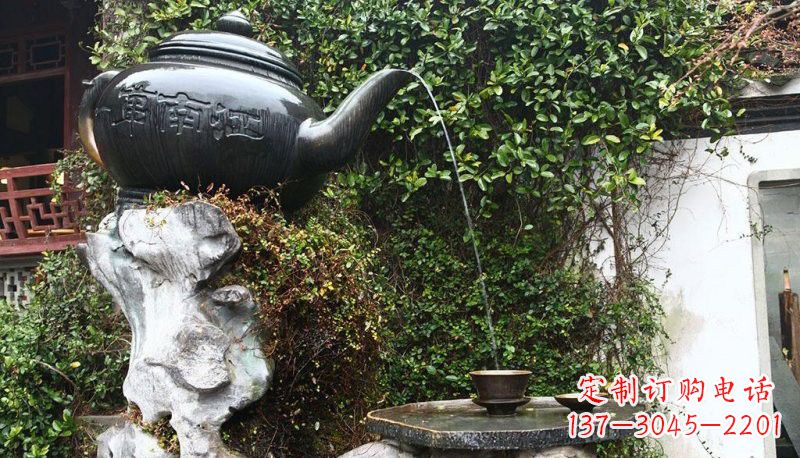 淄博铜雕茶壶,雕刻美景,带您开启新的旅程