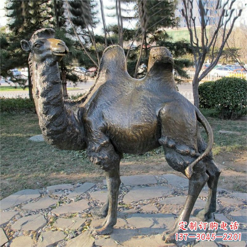 淄博精美绝伦的室内装饰品——骆驼铜雕