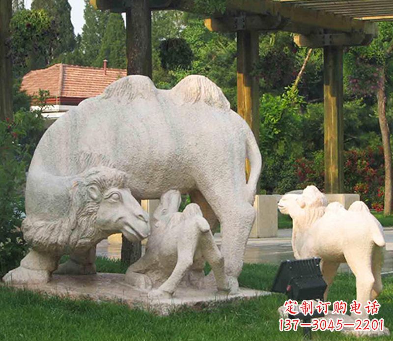 淄博高端定制工艺骆驼雕塑
