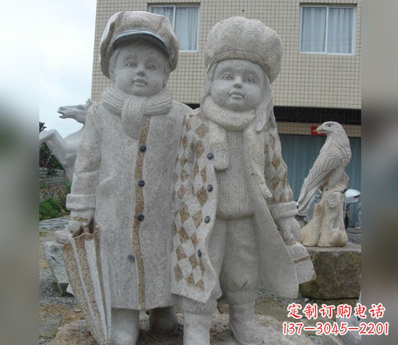 淄博浪漫爱情的传说——情侣雕塑
