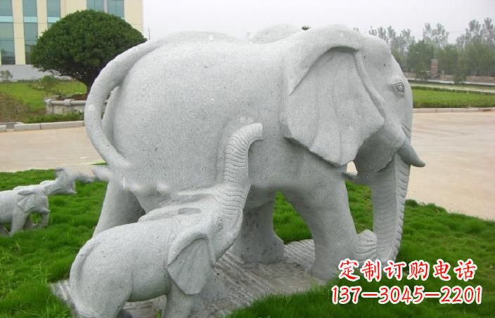 淄博传神静谧的大象石雕