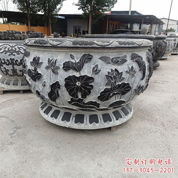 淄博精美石雕水缸——雕刻您的艺术一生