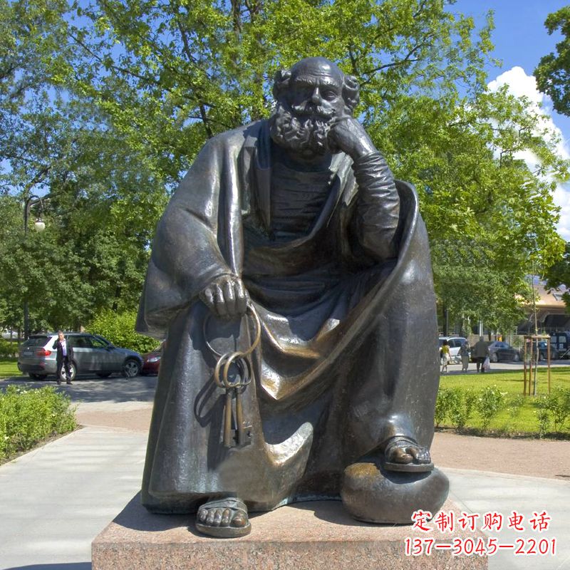淄博铸就传奇托尔斯泰雕塑