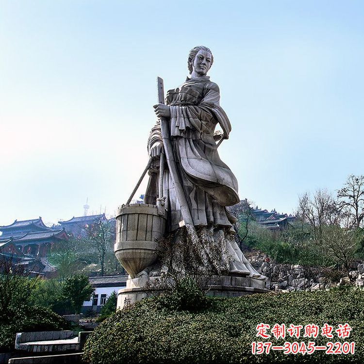 淄博古代美女文姜景观雕塑