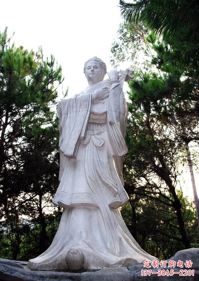 淄博传承古代高贵,纪念王昭君石雕