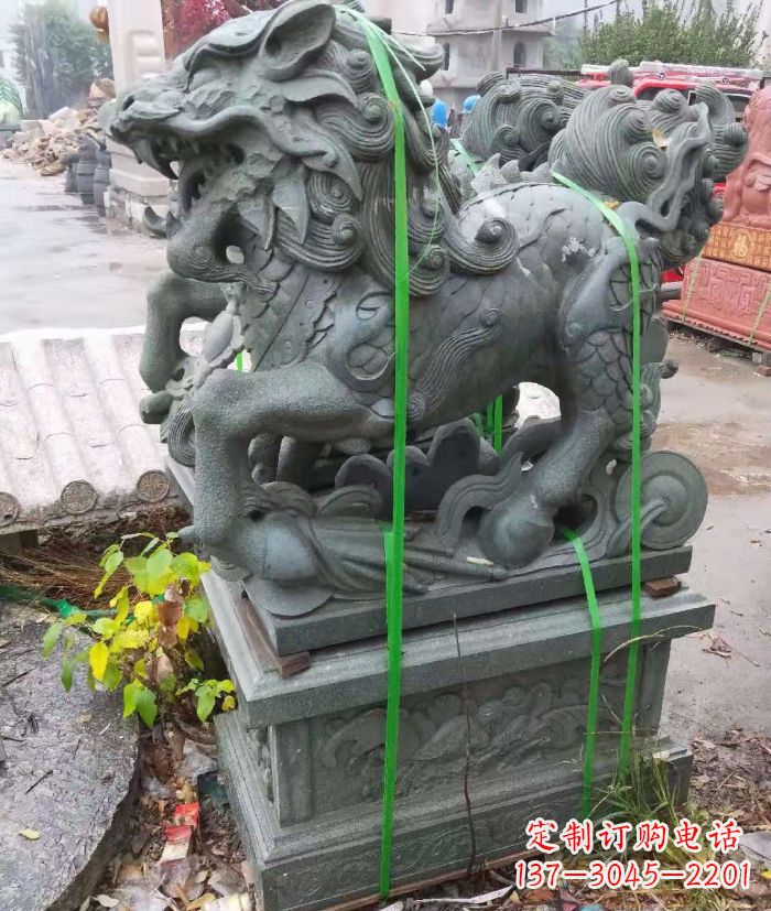 淄博麒麟之美——灵动古典古朴的古代神兽石雕