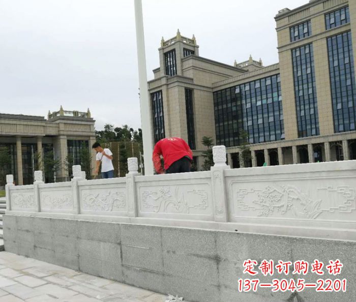 淄博精美大理石栏板雕塑