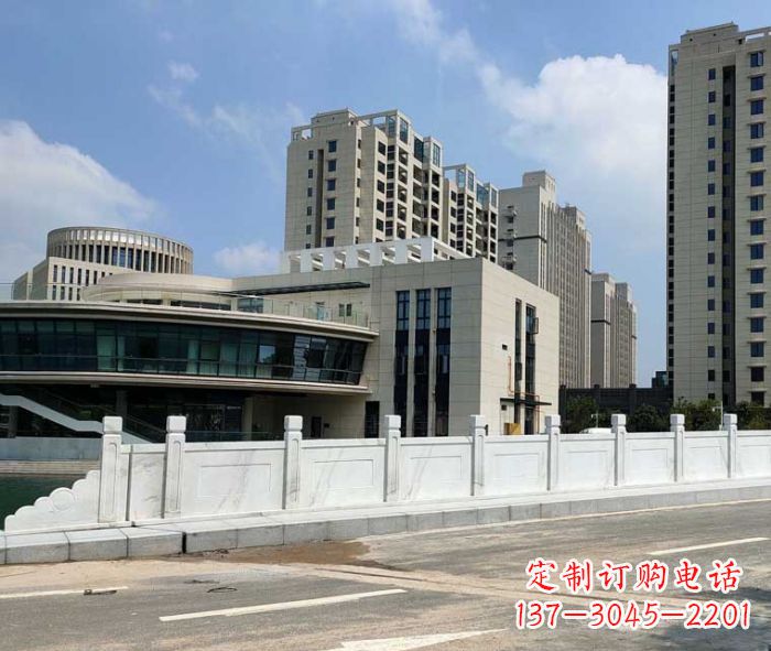 淄博享受精美的广场景观大理石栏板雕塑