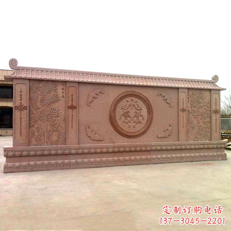 淄博广场影壁石雕