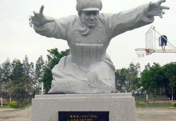 淄博中领雕塑|专业制作黄继光石雕