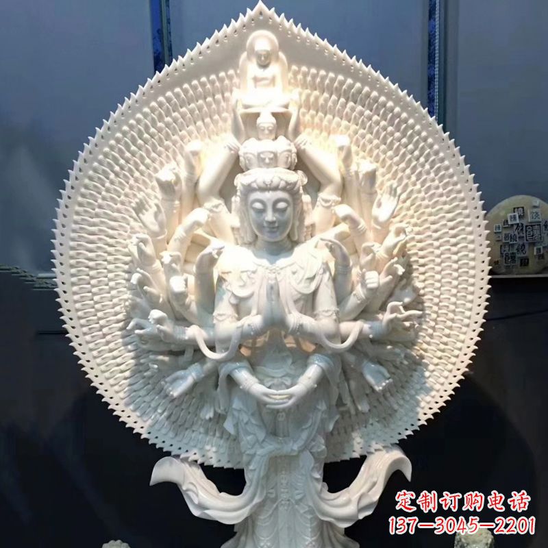 淄博中领雕塑以精细的玉石雕刻工艺,精心制作了…